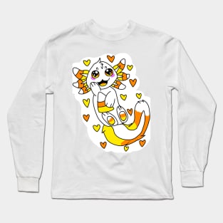 Candycorn axolotl Long Sleeve T-Shirt